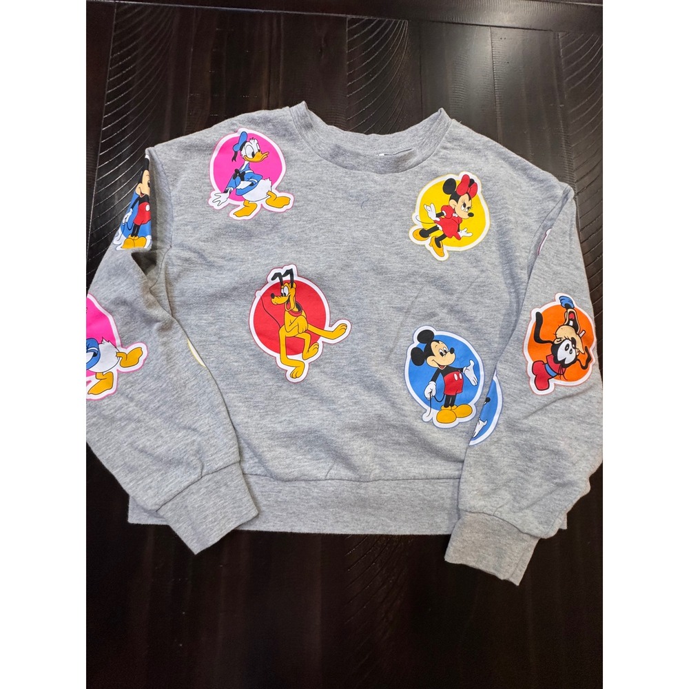 Disney World Vault Collection 50th Anniversary Gray Character Sweatshirt Medium